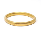 Vintage Flower Bangle - Estate Yellow Green Rose Gold Filled Flower Leaf Design - Circa 1940s Era 7 1/4 Inch Statement Bracelet Jewelry