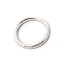 Estate Wedding Band - Modern 18k White Gold 2.5 MM Comfort Fit Ring - Circa 2000's Era Size 4 1/4 Stacking Fine Bridal Statement Jewelry