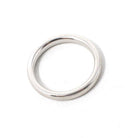 Estate Wedding Band - Modern 18k White Gold 2.5 MM Comfort Fit Ring - Circa 2000's Era Size 4 1/4 Stacking Fine Bridal Statement Jewelry