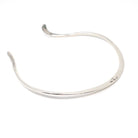 Georg Jensen Silver Choker - Mid Century Modernist Sterling Torque Necklace - Circa 1960s Era Scandinavian MCM Figural Fashion Jewelry