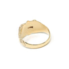 Antique Signet Ring - Edwardian Era 14k Yellow Gold Blank Shield Statement Men's Unisex Band - Vintage Circa 1900s Size 10 3/4 Fine Jewelry
