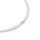 Georg Jensen Silver Choker - Mid Century Modernist Sterling Torque Necklace - Circa 1960s Era Scandinavian MCM Figural Fashion Jewelry