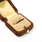 Antique Wedding Band - Edwardian 18k Yellow Gold 2.75mm Stacking Unadorned Ring - Circa 1910s Era Size 8 3/4 Comfort Fit Fine Bridal Jewelry