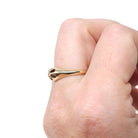 Antique Diamond Ring - Edwardian 14k Yellow Gold Old Mine Cut Belcher Prong Engagement - Circa 1910s Size 6.75 Solitaire Bridal Fine Jewelry
