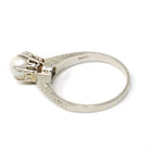 Cultured Pearl Ring - Art Deco 14k White Gold Basket Wheat Designs - Vintage Circa 1930s Size 4 3/4 Solitaire June Birthstone Fine Jewelry