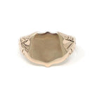 Antique Signet Ring - Edwardian Era 14k Yellow Gold Blank Shield Statement Men's Unisex Band - Vintage Circa 1900s Size 11 Fine Jewelry