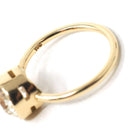 Antique 2.71 ct Old European Cut Diamond Engagement Ring - 18k Yellow Gold Bezel Set Vintage Solitaire - Modern Size 6 1/2 Fine Jewelry