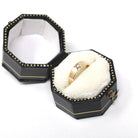 Antique Baby Ring - Edwardian 10k Yellow Gold Seed Pearl Midi - Vintage 1910s Era Size 1/4 Children's OB Ostby Barton Dainty Fine Jewelry