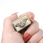 Vintage Engagement Ring - Art Deco Platinum 1.53 CTW Old European Cut Diamond Bridal - Circa 1930s Size 6 Wedding Fine GIA Report Jewelry