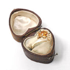 Vintage Citrine Ring - Retro 14k Yellow Gold Round Orange .59 CT Gemstone - Circa 1960s Era Size 6.5 November Birthstone Bypass Fine Jewelry