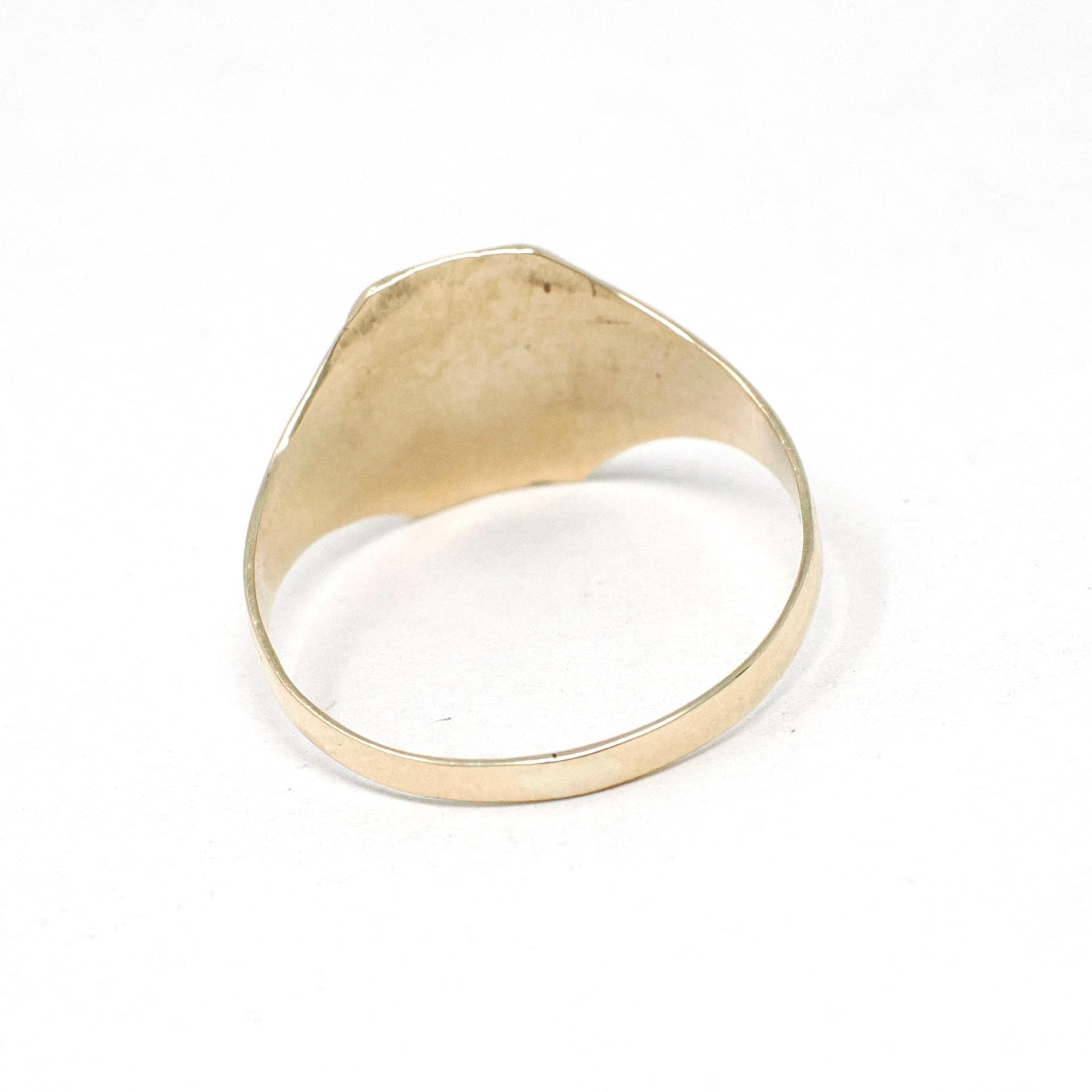 Vintage Signet Ring - Art Deco 10k Yellow Gold "DP"Engraved Initials Midi Pinky Ring - Circa 1920s Size 5 1/2 Ostby & Barton Fine Jewelry