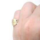 Vintage Signet Ring - Art Deco 10k Yellow Gold "DP"Engraved Initials Midi Pinky Ring - Circa 1920s Size 5 1/2 Ostby & Barton Fine Jewelry