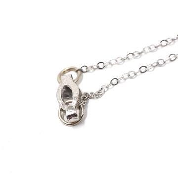 Art Deco Cameo Necklace - Vintage 10k White Gold Carved Natural Shell & Simulated Pearls - Circa 1930s Die Struck Pendant Charm Fine Jewelry