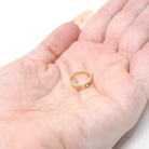Antique Baby Ring - Edwardian 10k Yellow Gold Seed Pearl Midi - Vintage 1910s Era Size 1/4 Children's OB Ostby Barton Dainty Fine Jewelry