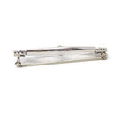 Art Deco Brooch - Vintage 14k White Gold Marquise Filigree & .06 CT Natural Diamond Pin - Circa 1930s Era Rock Crystal Quartz Fine Jewelry