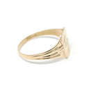 Vintage Signet Ring - Art Deco 10k Yellow Gold "DP"Engraved Initials Midi Pinky Ring - Circa 1920s Size 5 1/2 Ostby & Barton Fine Jewelry