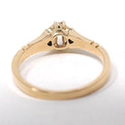 Antique Diamond Ring - Edwardian 14k Yellow Gold Natural .14 CT Old Mine Cut Solitaire - Circa 1900 Size 6 Buttercup Fine Engagement Jewelry