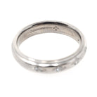 Vintage Diamond Band - Estate Birmingham 18k White Gold .15 CTW Comfort Fit 4.2 MM Wedding Ring - Hallmarked 2000 Size 6 1/4 Fine Jewelry