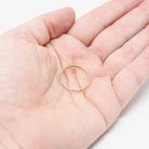Vintage Flower Band - Estate 14k Yellow Gold 2.1 MM Eternity Wedding Ring - Dated 1986 Era Size 6 3/4 Bridal Stacking Milgrain Fine Jewelry
