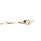 Vintage Lavalier Necklace - Edwardian 10k Yellow Gold Baroque Pearl Pendant Charm - Antique Circa 1910s Garnet Glass Doublet Fine Jewelry