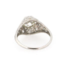 1.18 ct Old European Cut Diamond Ring - Platinum 1.53 CTW Natural Diamond Filigree Engagement - Circa 1920s Era Size 6 Mermaid Fine Jewelry