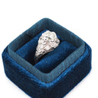1.18 ct Old European Cut Diamond Ring - Platinum 1.53 CTW Natural Diamond Filigree Engagement - Circa 1920s Era Size 6 Mermaid Fine Jewelry