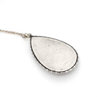 Morpho Butterfly Pendant - Mid Century Sterling Silver Blue Wing Necklace - Circa 1940s Era Tropical Sun Palm Tree Beach Souvenir Jewelry