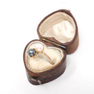 Cultured Pearl Ring - Antique 18k Yellow Gold White & Black Organic Gemstone - Edwardian Circa 1910s Era Size 5 1/2 Toi Et Moi Fine Jewelry
