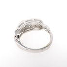 Diamond Engagement Ring - Vintage 14k White Gold .60 CTW Transitional Round Brilliant Cut - Circa 1940s Era Size 6 3/4 Fine Bridal Jewelry