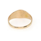 Vintage Diamond Ring - Mid Century 22k Gold Natural .20 CT Diamond Solitaire Unisex Band - Wedding 1950s Size 8 Star Incised Fine Jewelry