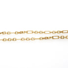 Vintage Figaro Chain - Retro 14k Yellow Gold 24 Inches Italian Spring Ring Clasp 2.7MM Necklace - Circa 1980s Era Fine Unisex Jewelry Supply