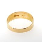 Edwardian Mizpah Band - Antique 18k Yellow Gold Repousse Ring - Circa 1900s Era Size 10 Fine Polished Symbolic Watchtower Stacking Jewelry