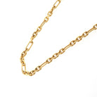 Vintage Figaro Chain - Retro 14k Yellow Gold 24 Inches Italian Spring Ring Clasp 2.7MM Necklace - Circa 1980s Era Fine Unisex Jewelry Supply