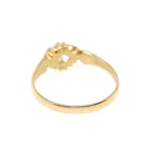 Estate Diamond Ring - 18k Yellow Gold .51 CT Natural Round Brilliant Cut Belcher- Hallmarked 1982 Size 10 Bold Gold Fine Unisex Jewelry