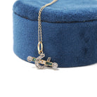 Edwardian Horseshoe Pendant - Antique 18k Yellow Gold & Platinum Emerald Diamond Charm - Circa 1910s Era Good Luck Equestrian Fine Jewelry