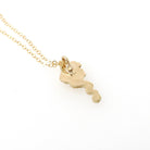 Gibson Girl Pendant Necklace - Antique Edwardian 14k Yellow Gold Natural Opal Charm - Circa 1910s Era Stick Pin Conversion Fine Jewelry