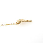 Gibson Girl Pendant Necklace - Antique Edwardian 14k Yellow Gold Natural Opal Charm - Circa 1910s Era Stick Pin Conversion Fine Jewelry