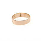 Antique Baby Band - Victorian 10k Yellow Gold Engraved Pinky Midi Ring - Circa 1890s Era Size 1/2 Fine Children's Statement Jewelry