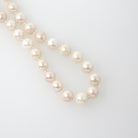 Cultured Pearl Necklace - Contemporary 14k Yellow Gold Individually Knotted 7.0 MM Rope Length Strand - Circa 2000s Era 40 Inch Fine Jewelry