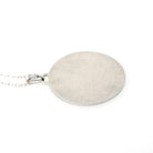Vintage Love Token - Mid Century Sterling Silver Engraved Name John Robert Charm Necklace - Circa 1950s Era Engravable Disc Fashion Jewelry