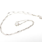 Diamond Pendant Necklace - Mid Century 14k White Gold .45 CT Round Brilliant Cut Stick Pin Conversion - Circa 1940s Buttercup Fine Jewelry