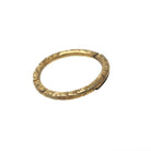 Antique Charm Holder - Victorian Brass Stationary Necklace Finding Ring Clasp - Circa 1890s Era Engraved Bail Unisex Utility Fashion Jewelry