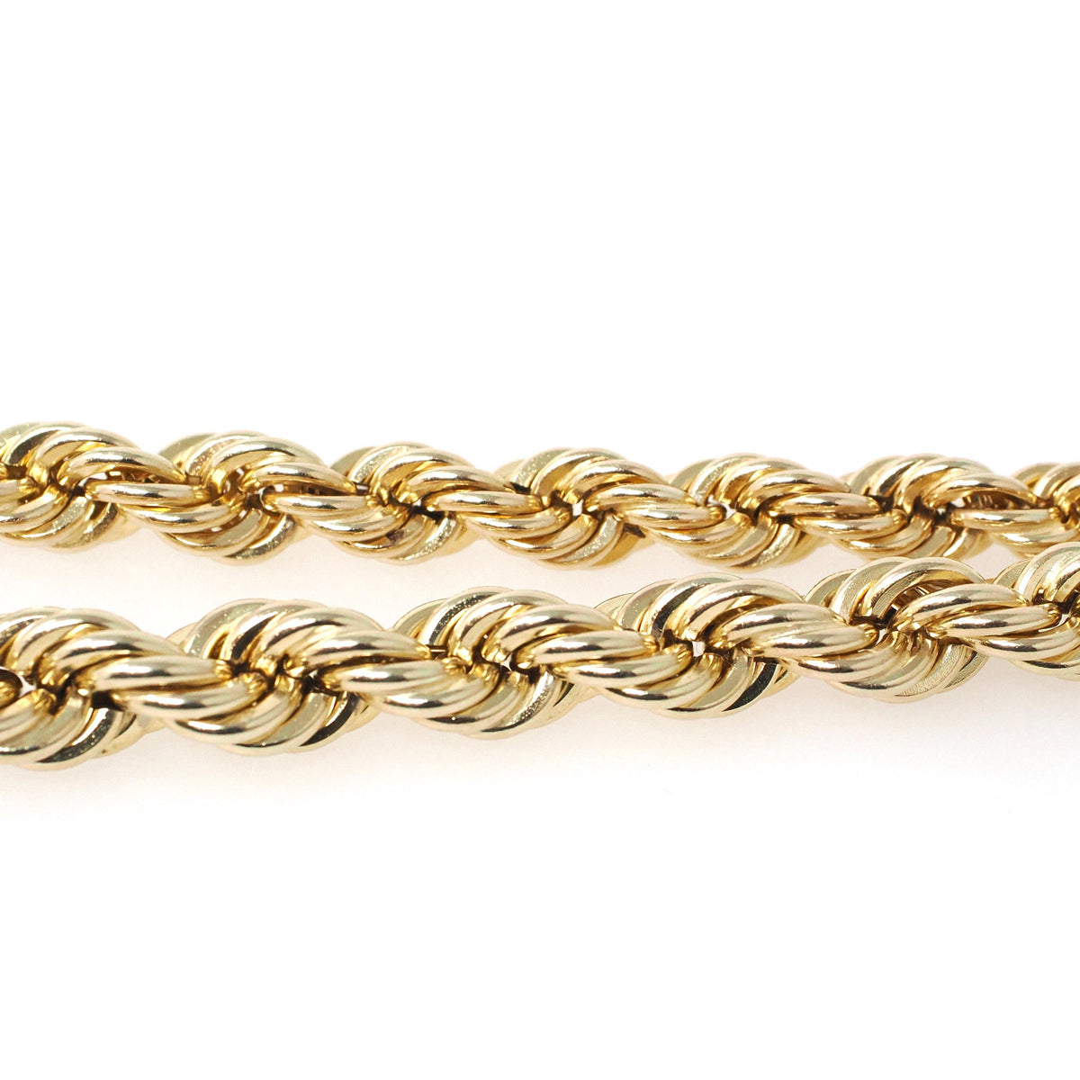 Vintage Twisted Chain - Modernist Era Gold Filled Unisex Versatile 30 Inch Necklace - Circa 1970s Era Spring Ring Clasp Layering Jewelry