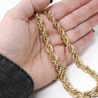 Vintage Twisted Chain - Modernist Era Gold Filled Unisex Versatile 30 Inch Necklace - Circa 1970s Era Spring Ring Clasp Layering Jewelry