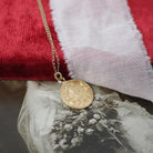 Victorian Love Token - Antique 22k Yellow Gold Charm Coin Pendant - Vintage Circa 1890s Era Engraved "ESB" Liberty Head Fine Jewelry