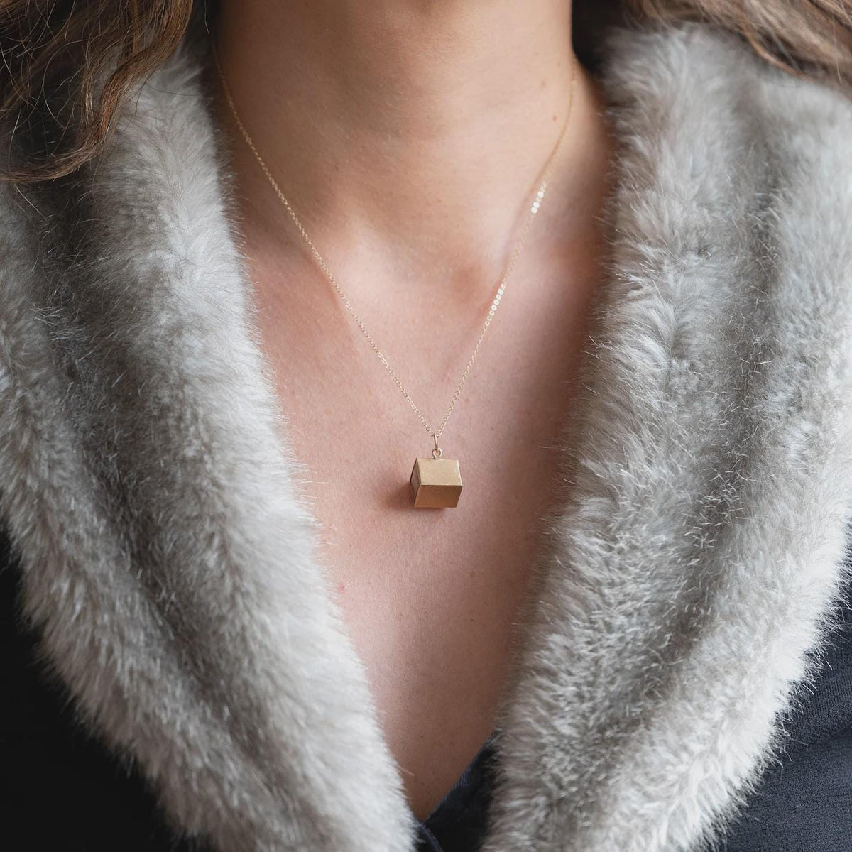 Mad Money Charm - Mid Century 14k Yellow Gold Pendant "In Emergency Break Glass" - Vintage Circa 1950s Era Dollar Bill Fine Necklace Jewelry