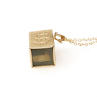 Mad Money Charm - Mid Century 14k Yellow Gold Pendant Statement Necklace - Vintage Circa 1950s Era Real Dollar Bill Fine Keepsake Jewelry