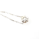Diamond Pendant Necklace - Mid Century 14k White Gold .45 CT Round Brilliant Cut Stick Pin Conversion - Circa 1940s Buttercup Fine Jewelry