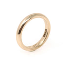 Dated 1919 Wedding Band - Edwardian Era 14k Yellow Gold 3.6 MM Domed Ring - Antique Hand Engraved Initials Size 6 3/4 Fine Bridal Jewelry