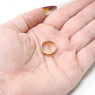 Antique Baby Cigar Band - Edwardian 10k Yellow Gold Decorative Flower Eternity Design Midi Ring - Circa 1900s Size 1 Children's Fine Jewelry